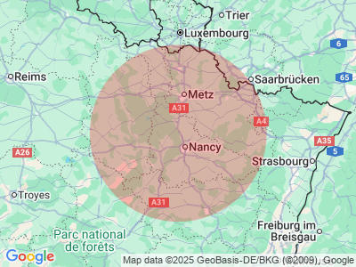 Map at 48.7997007, 6.0947014