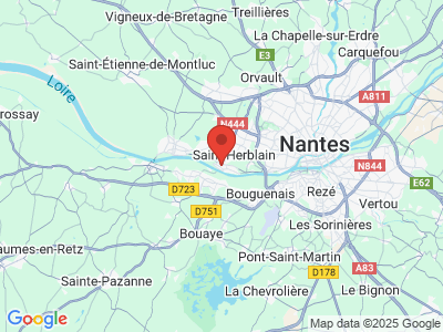 Map at 47.2001637, -1.669196