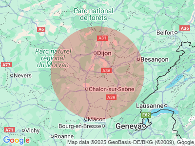 Map at 47.0232157, 5.0922632