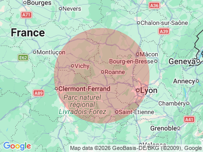 Map at 45.9846475, 4.052545