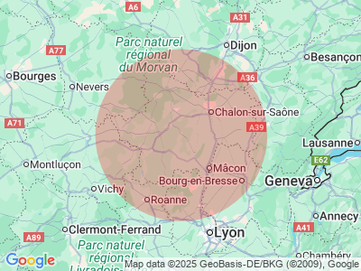 Map at 46.5827512, 4.486671