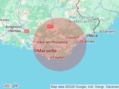 Map at 43.467646, 6.2375947