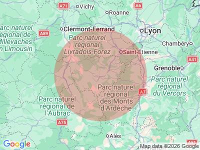 Map at 45.0821226, 3.9266366