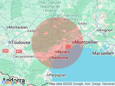 Map at 43.5912356, 3.2583626