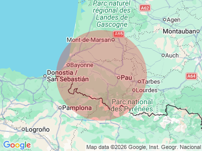 Map at 43.3269942, -0.7532809