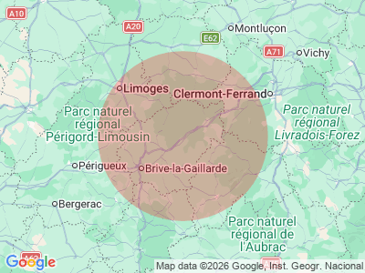 Map at 45.4320081, 2.0195909