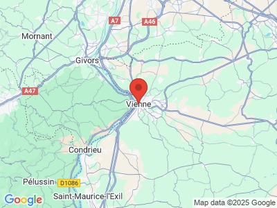 Map at 45.525587, 4.874339