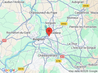 Map at 43.9591489, 4.863831