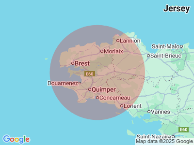 Map at 48.2520249, -3.9300525