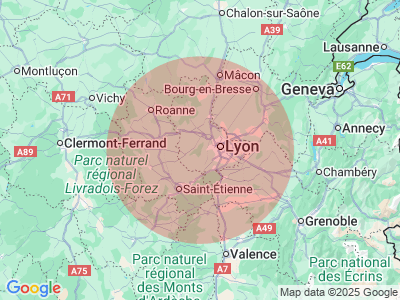 Map at 45.7351456, 4.6108043