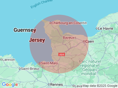 Map at 49.114712, -1.3115949